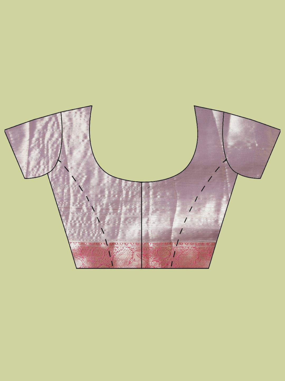Lavender Woven Design Art Silk Saree