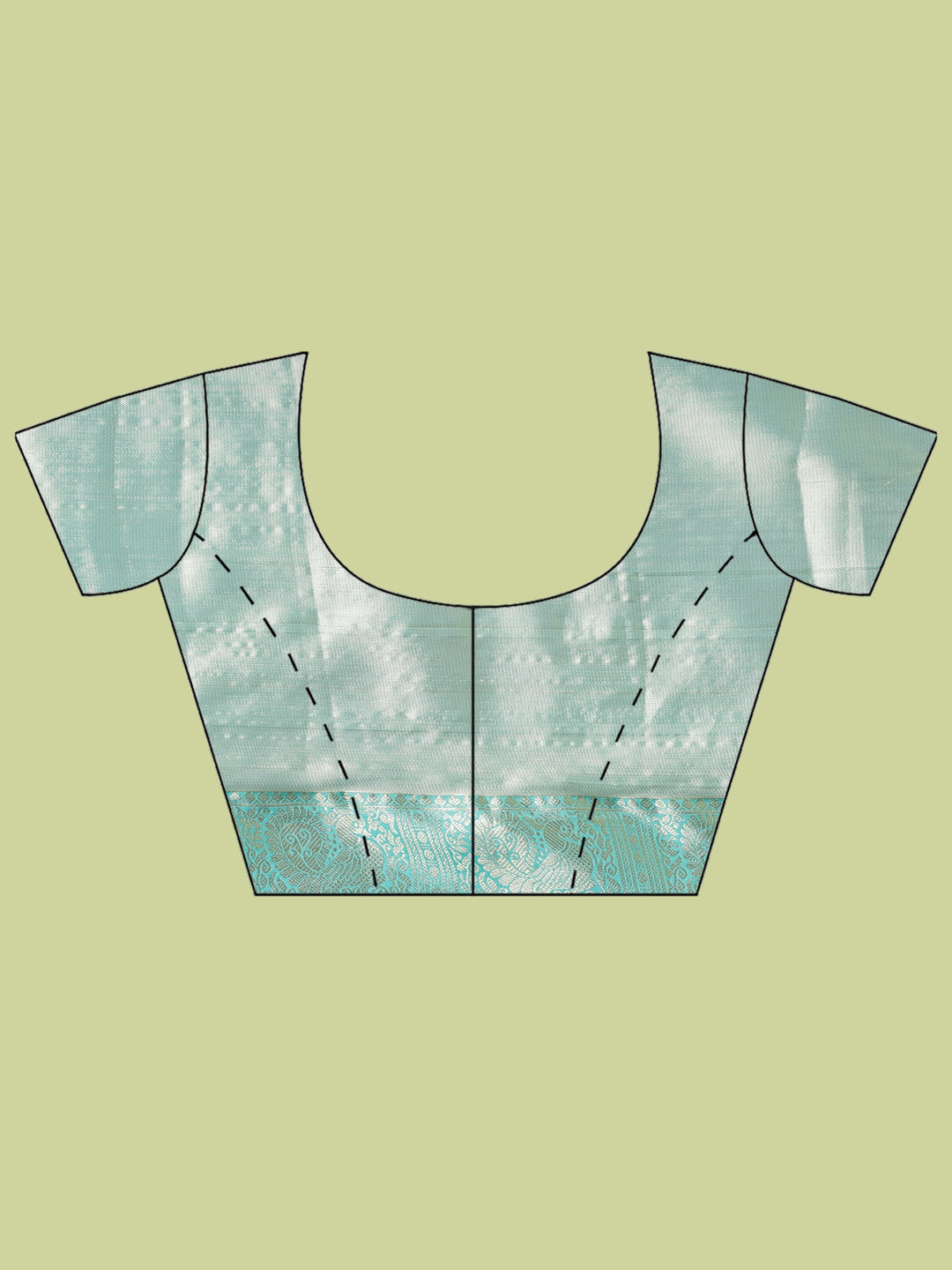 Sea Green Woven Design Art Silk Saree