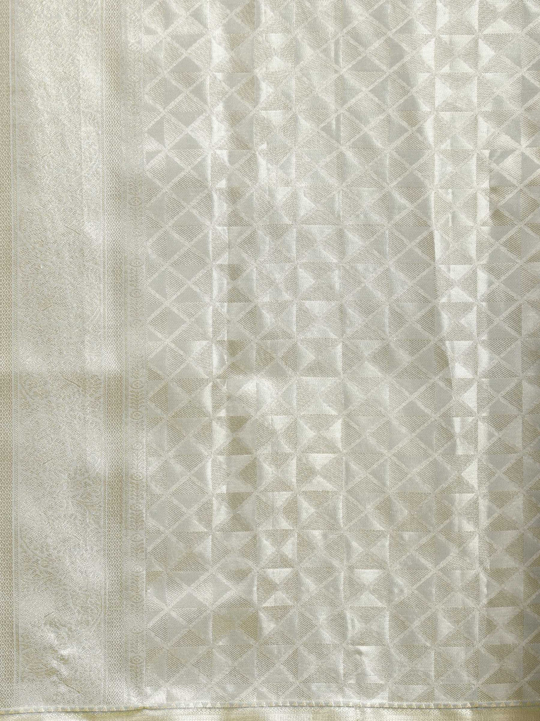 Grey Woven Design Art Silk Saree