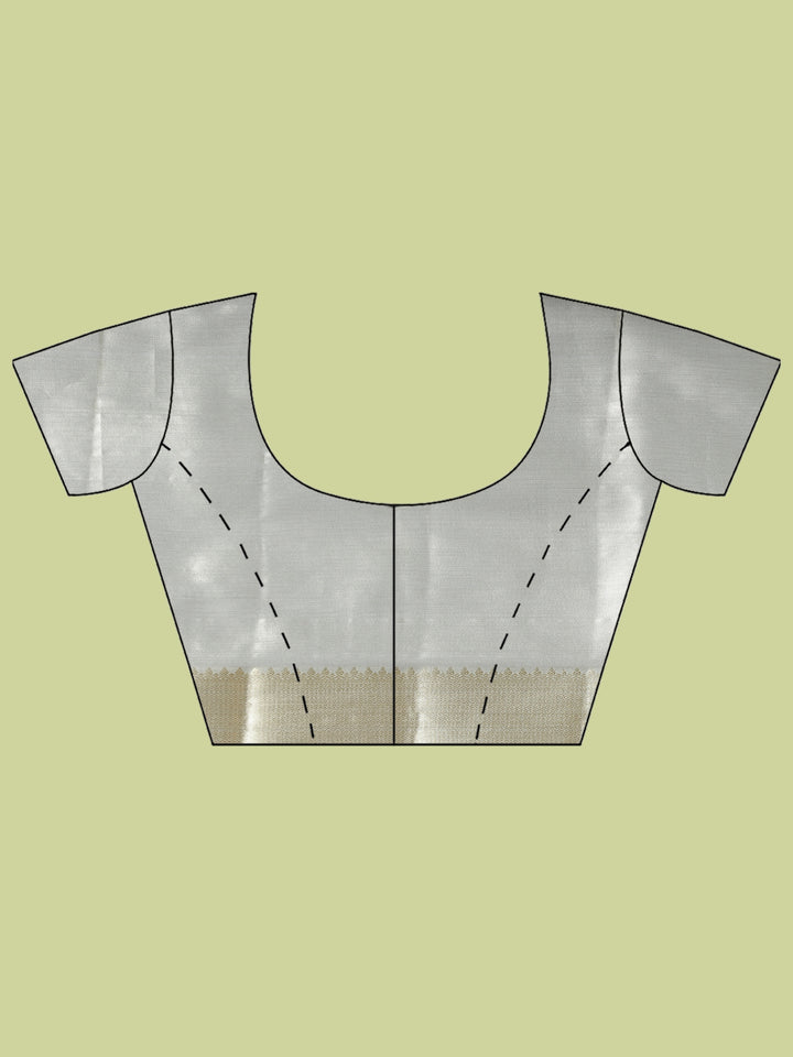 Grey Woven Design Art Silk Saree