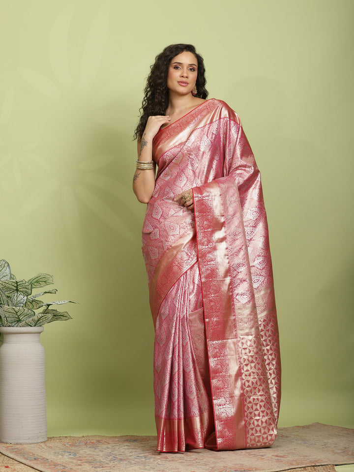 Rani Woven Design Art Silk Saree