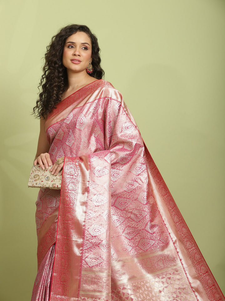 Rani Woven Design Art Silk Saree