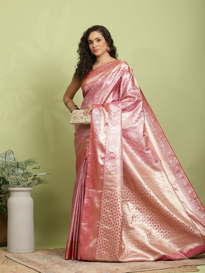 Rani Woven Design Art Silk Saree