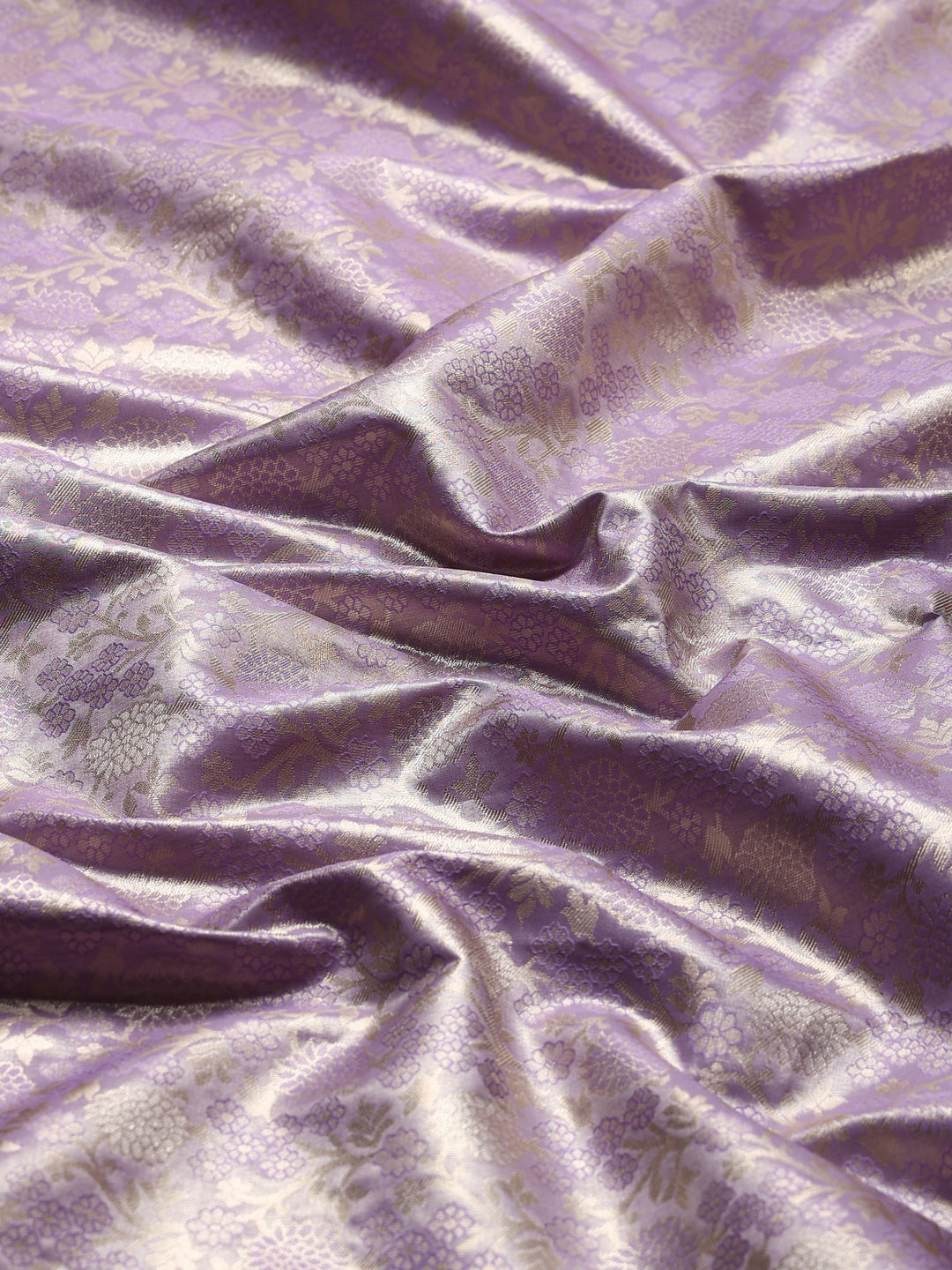 Lavender Woven Design Art Silk Saree