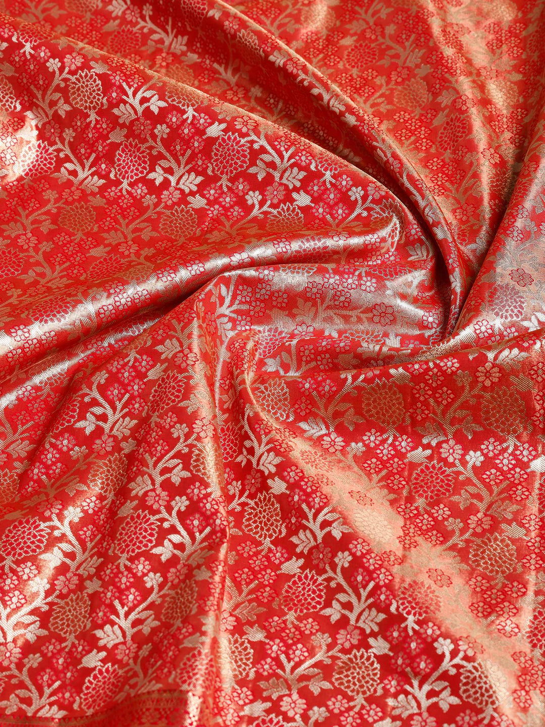 Rani Kalamkari Woven Design Art Silk Saree