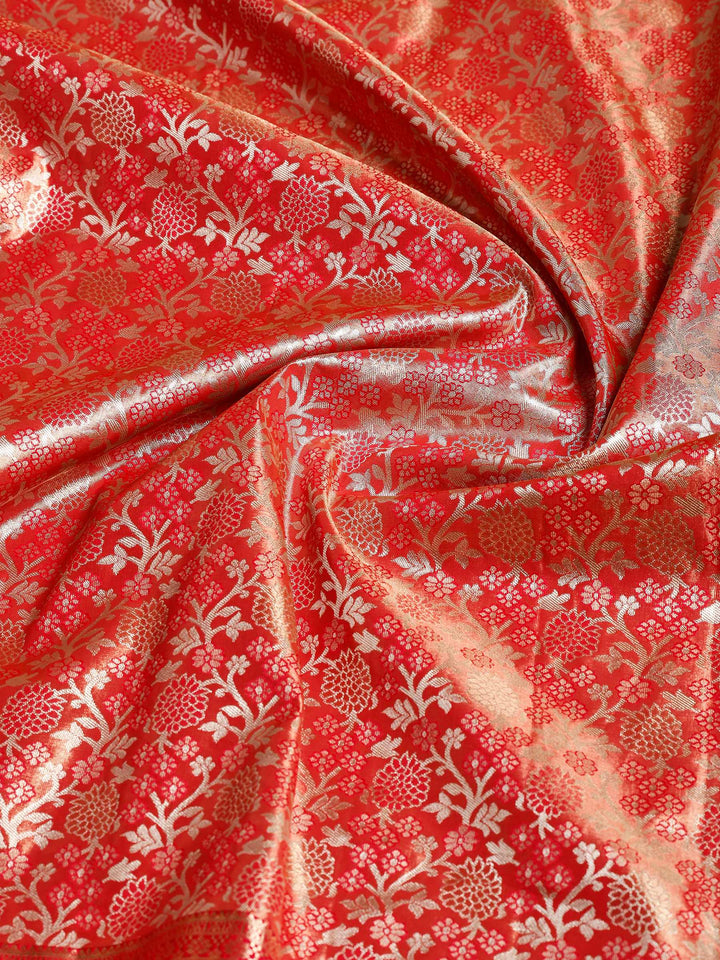 Rani Kalamkari Woven Design Art Silk Saree