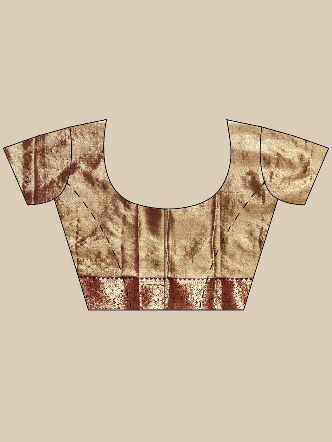 Wine Kalamkari Woven Design Art Silk Saree