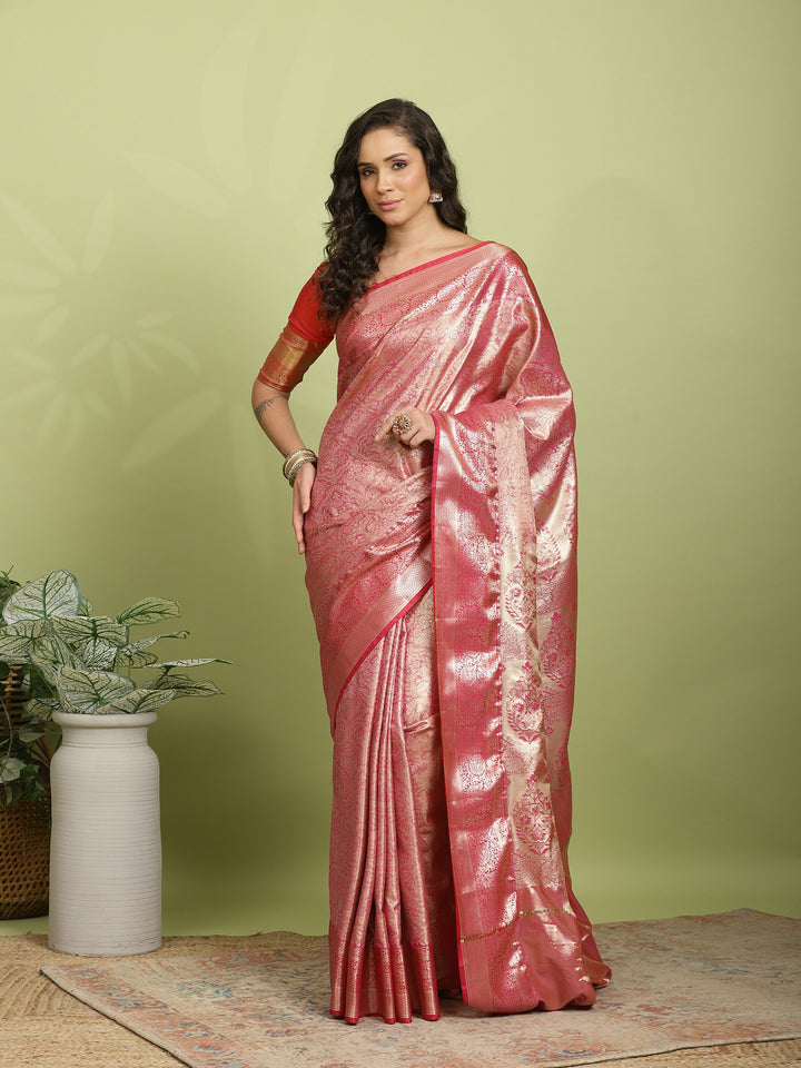 Rani Woven Design Art Silk Saree