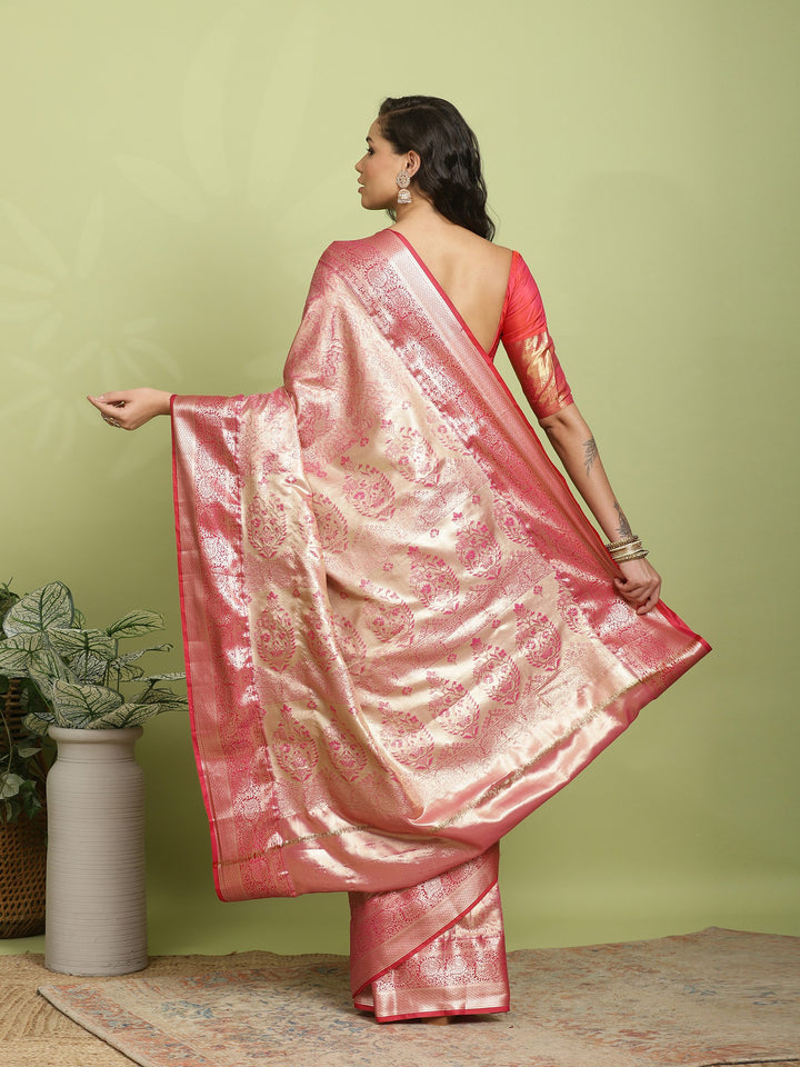 Rani Woven Design Art Silk Saree