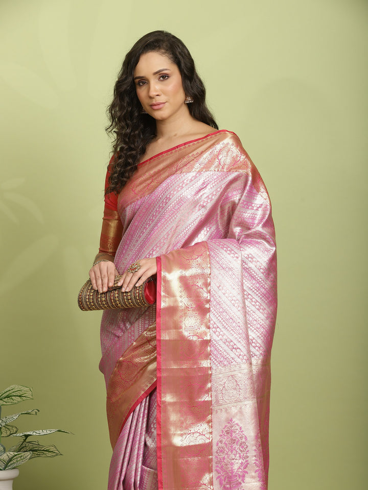 Rani Woven Design Art Silk Saree