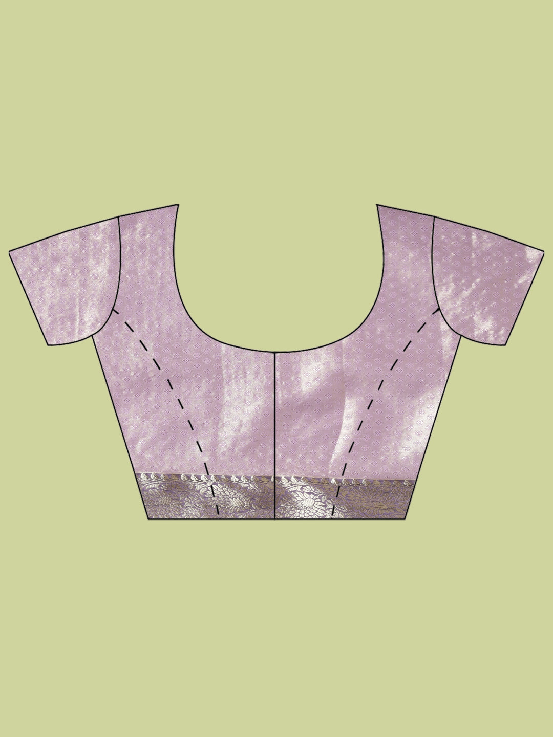 Lavender Woven Design Art Silk Saree