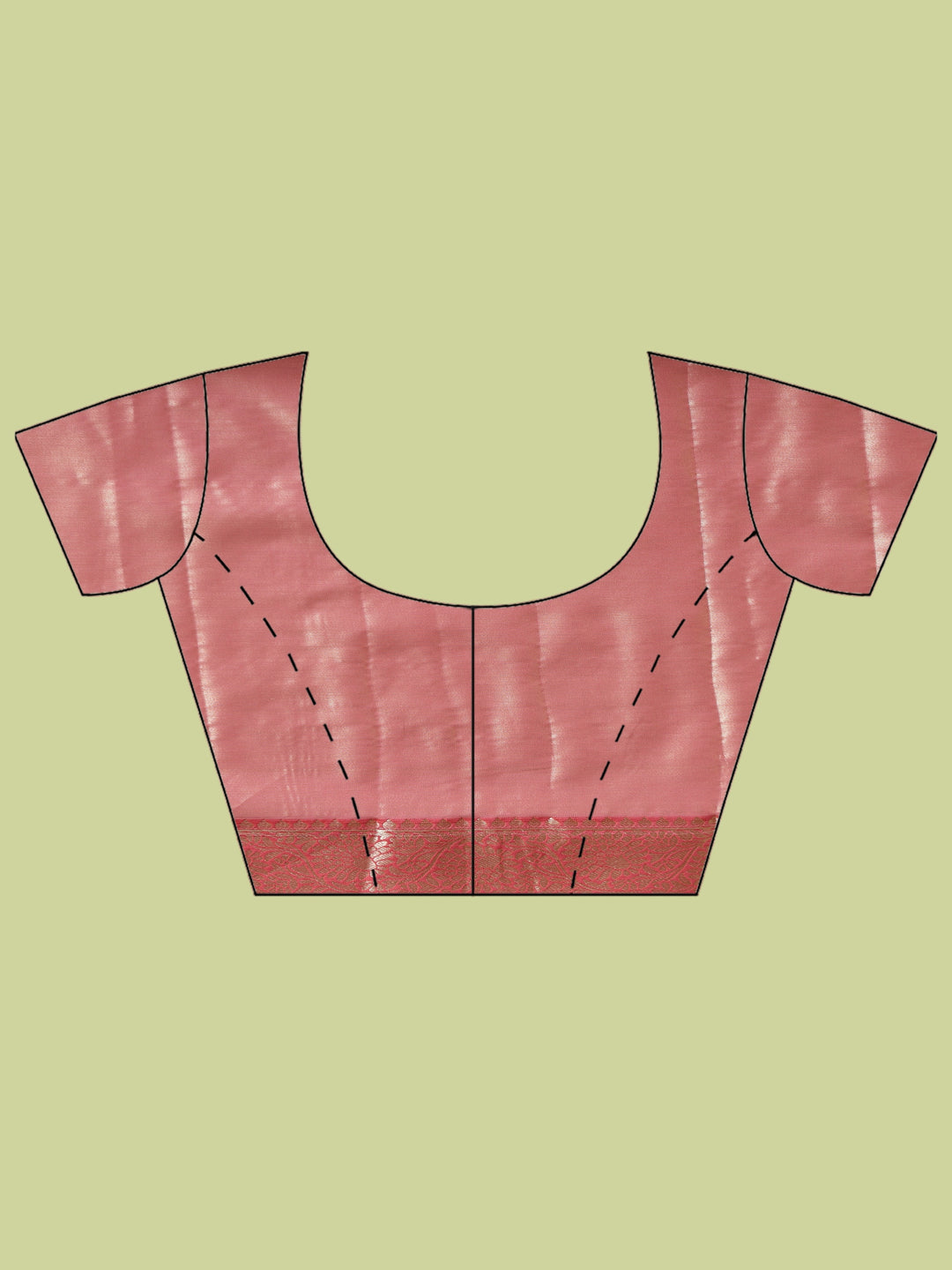 Pink Woven Design Art Silk Saree