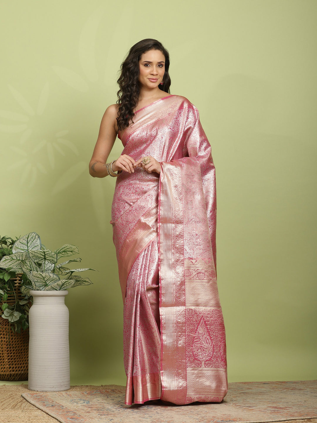 Rani Woven Design Art Silk Saree
