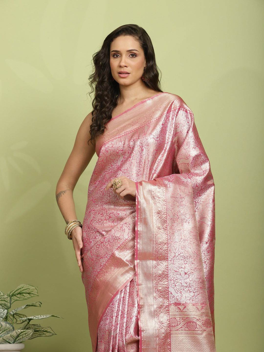 Rani Woven Design Art Silk Saree