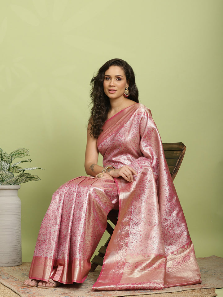 Rani Woven Design Art Silk Saree