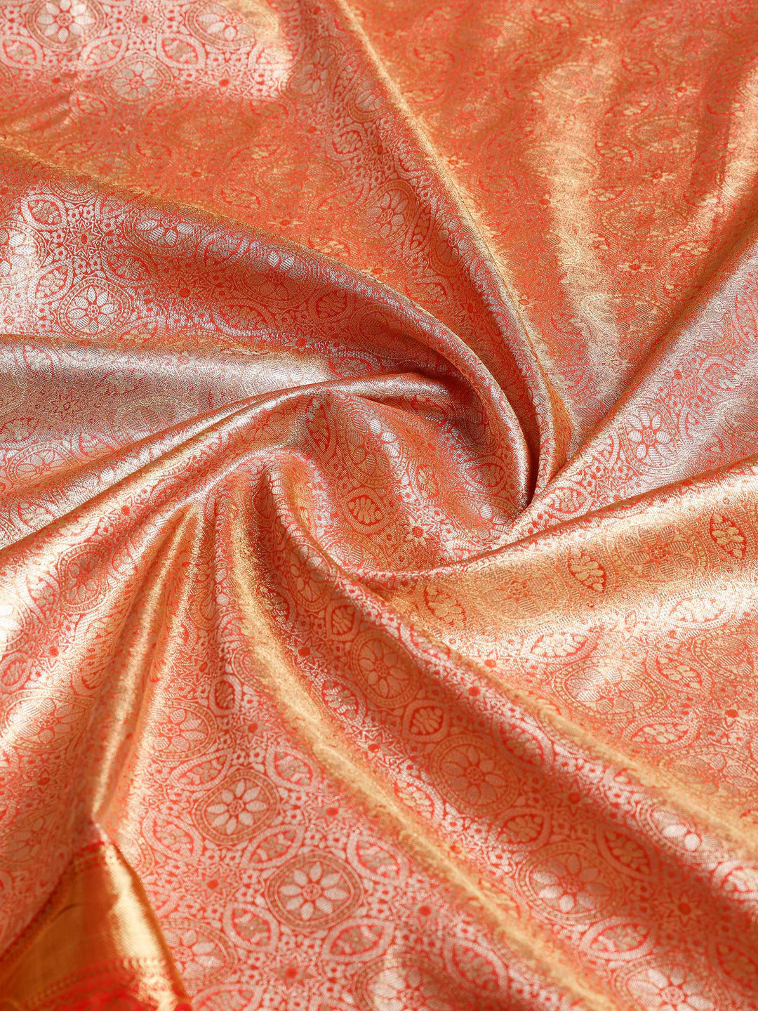 Pink Kalamkari Woven Design Art Silk Saree