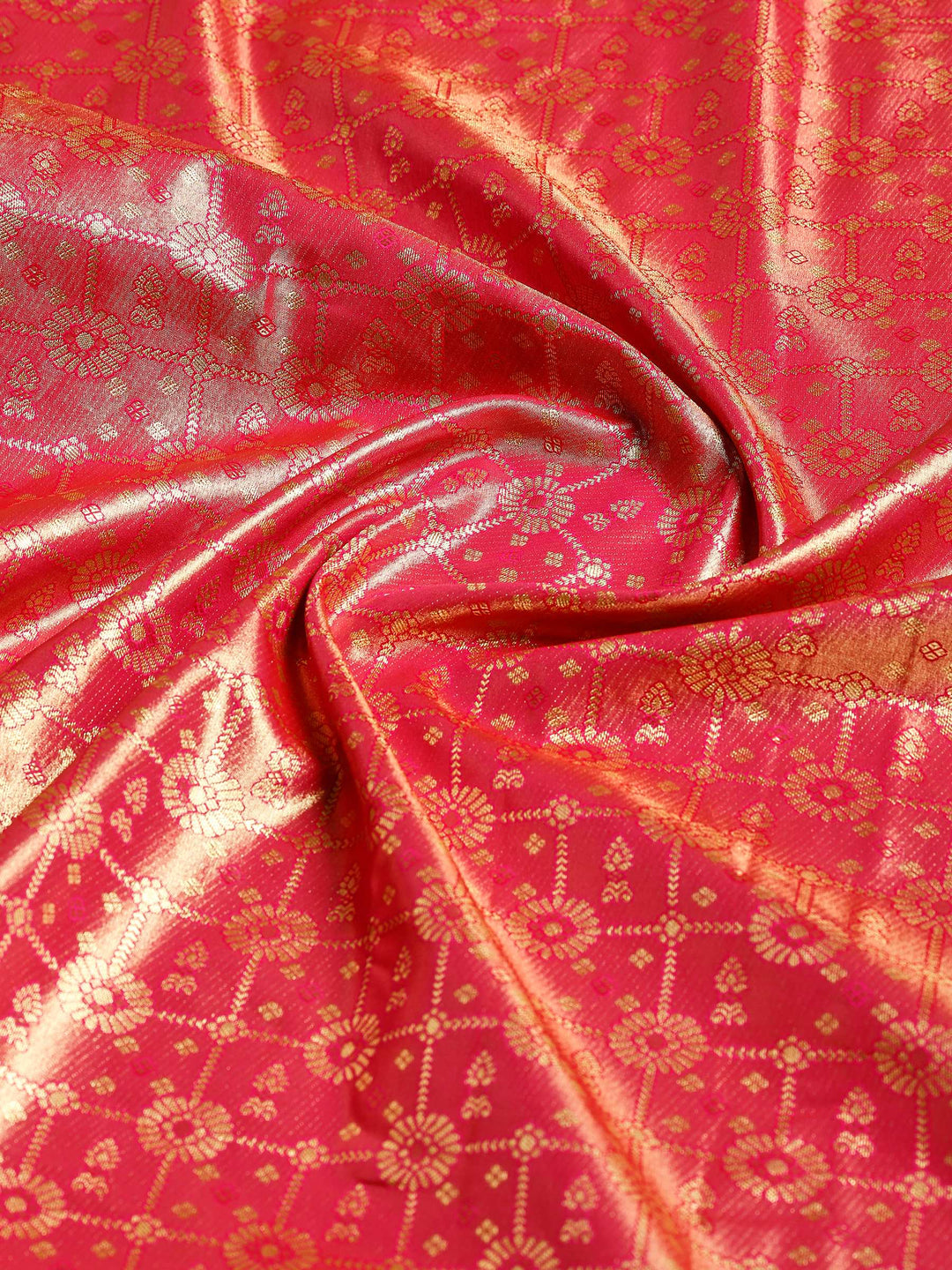 Rani Kalamkari Woven Design Art Silk Saree