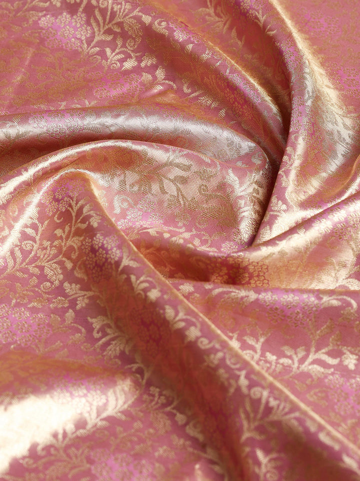 Lavender Kalamkari Woven Design Art Silk Saree