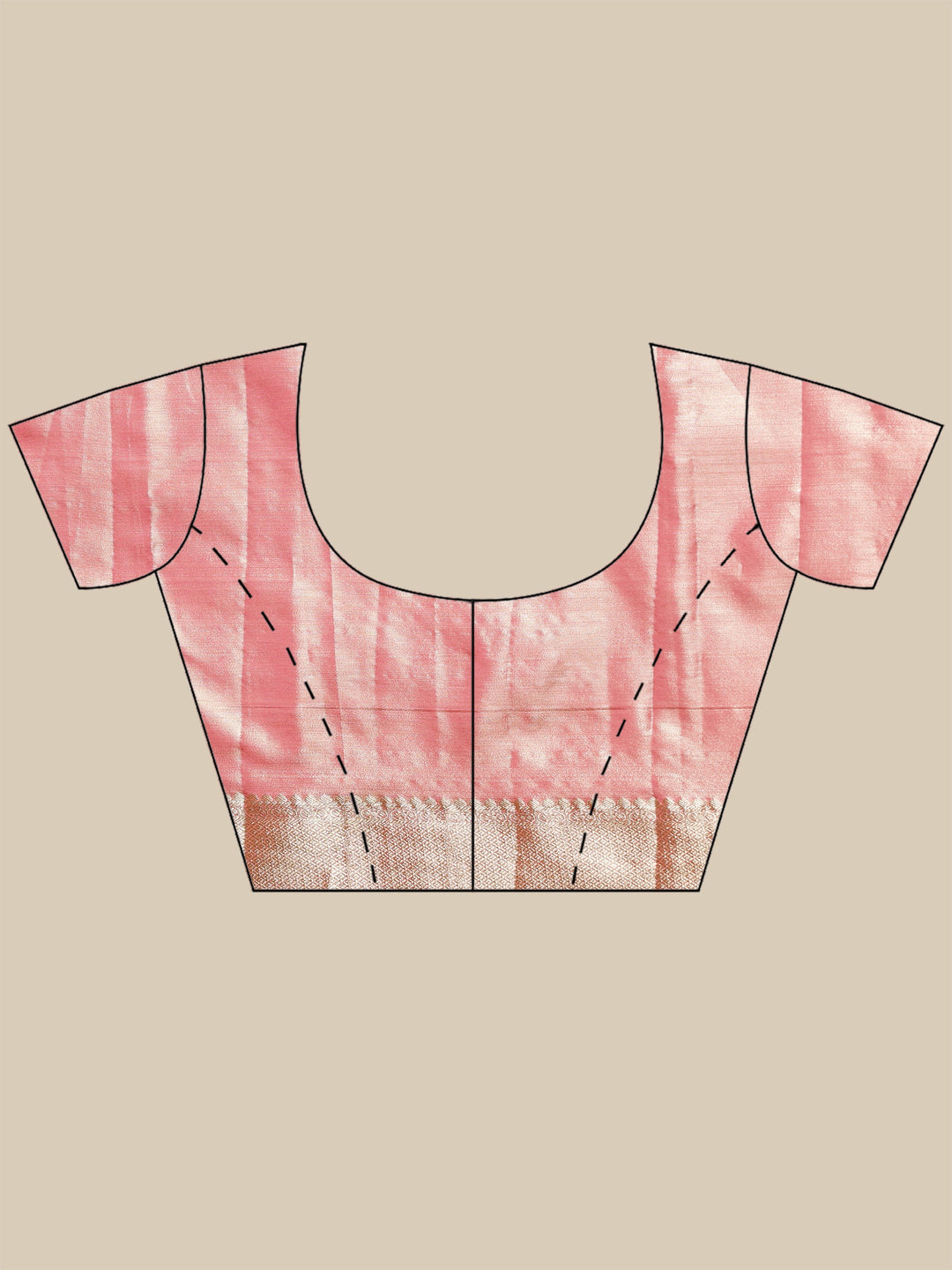 Pink Kalamkari Woven Design Art Silk Saree