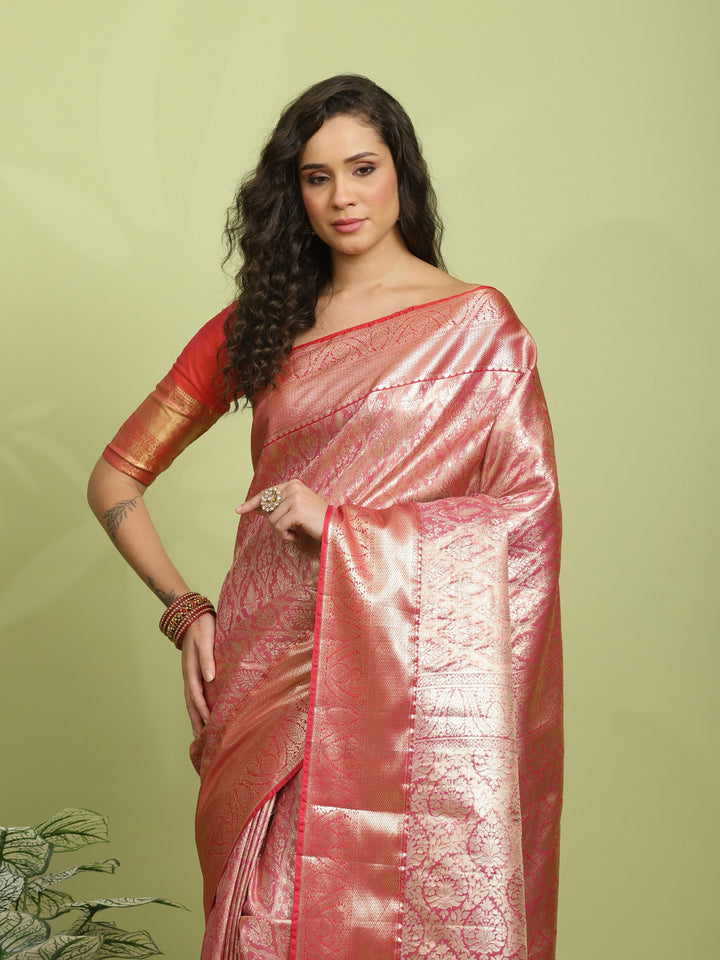 Rani Woven Design Art Silk Saree