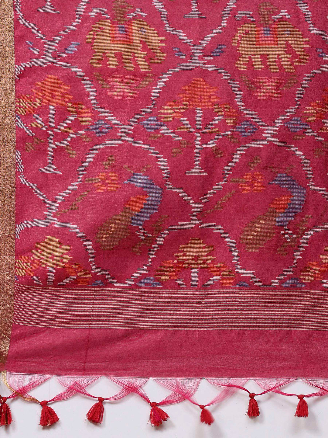 Woven Design Tussar Silk Saree