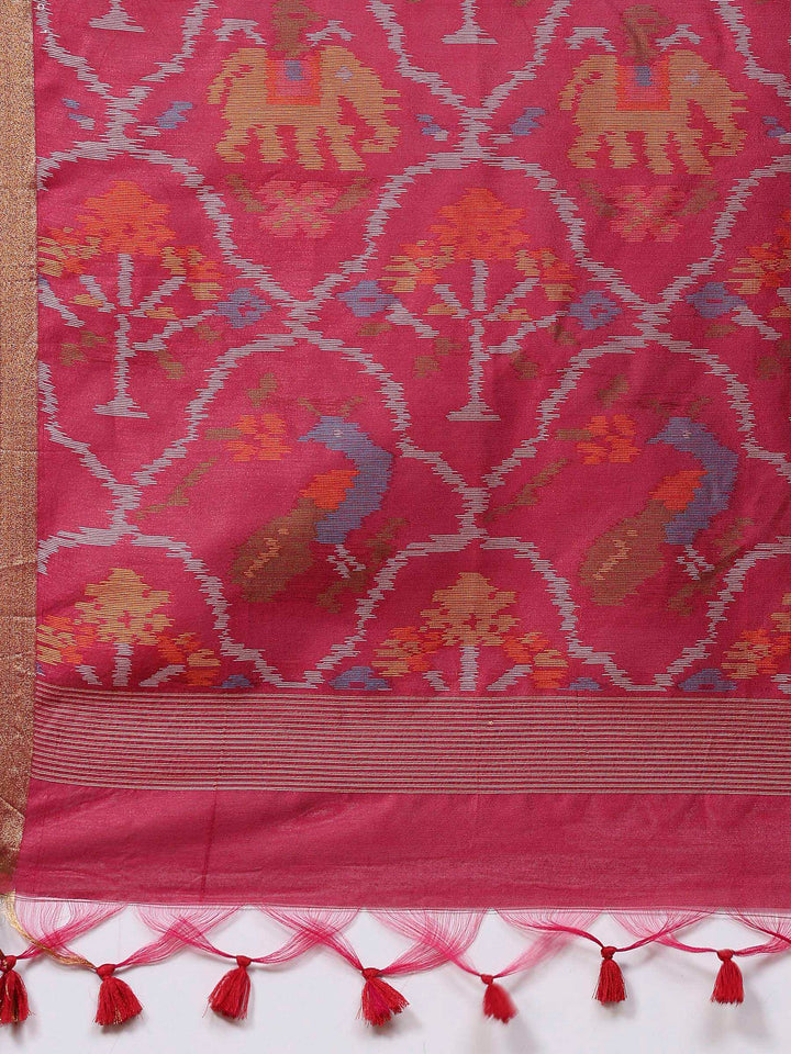 Woven Design Tussar Silk Saree