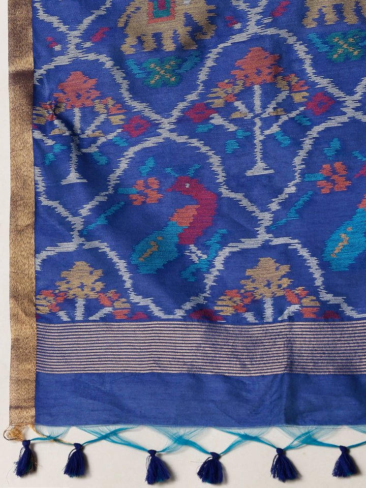 Woven Design Tussar Silk Saree