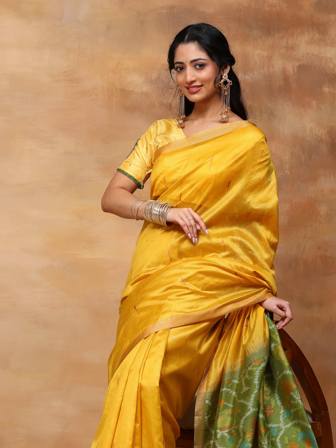 Woven Design Tussar Silk Saree