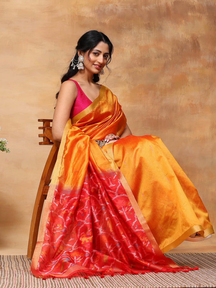 Woven Design Tussar Silk Saree