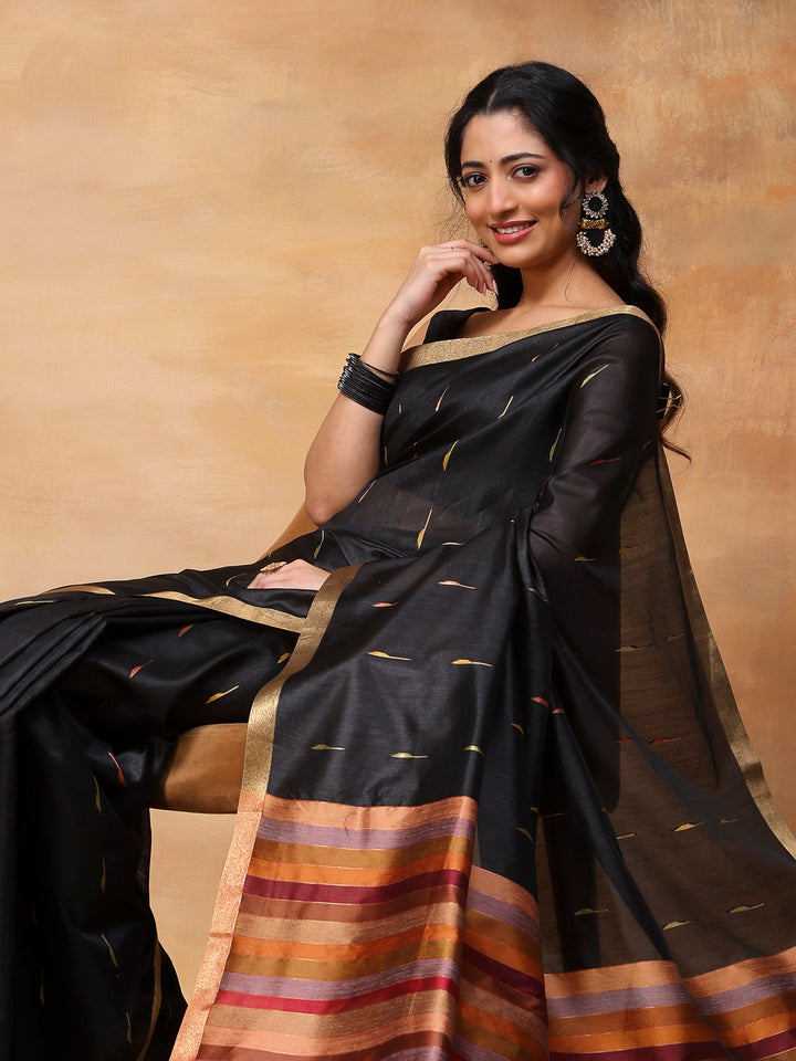 Woven Design Tussar Silk Saree