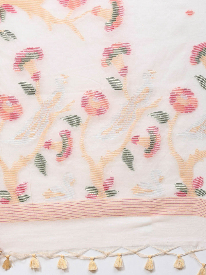 Woven Design Tussar Silk Saree