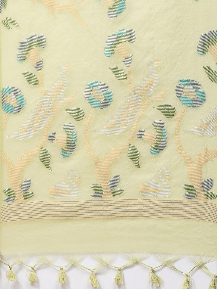 Woven Design Tussar Silk Saree