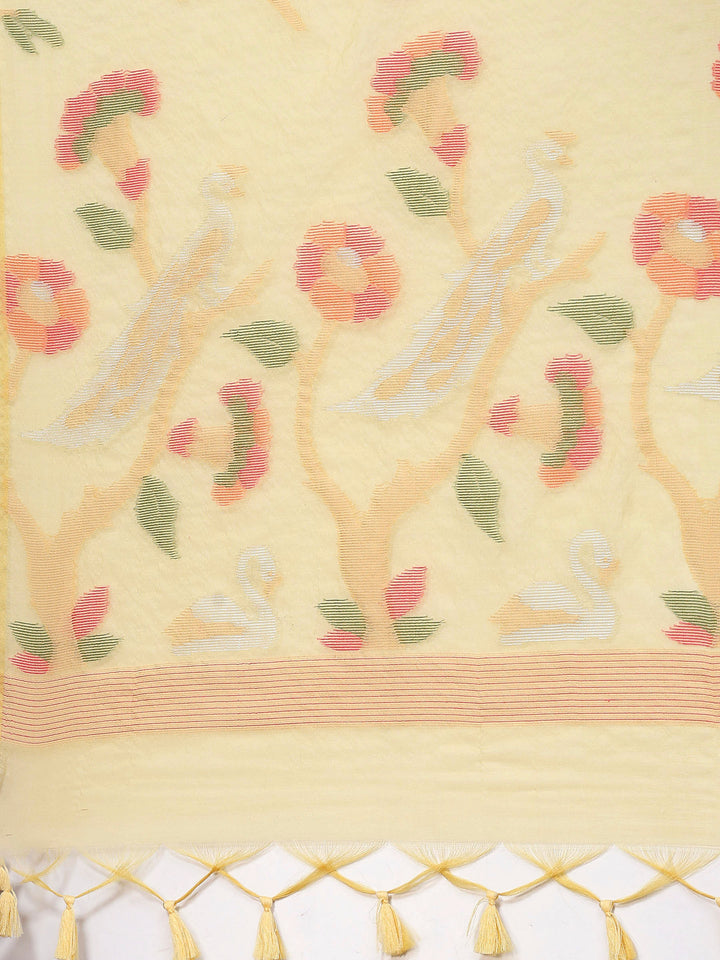 Woven Design Tussar Silk Saree