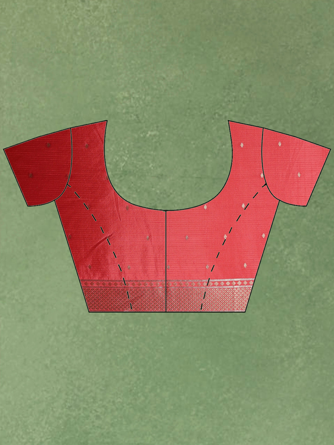 Pink Woven Design Art Silk Saree