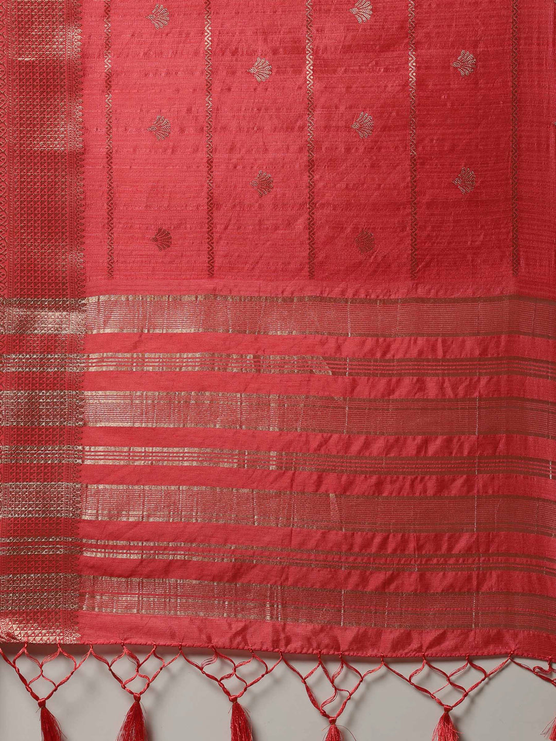 Pink Woven Design Art Silk Saree
