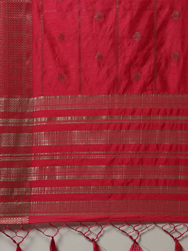 Rani Woven Design Art Silk Saree