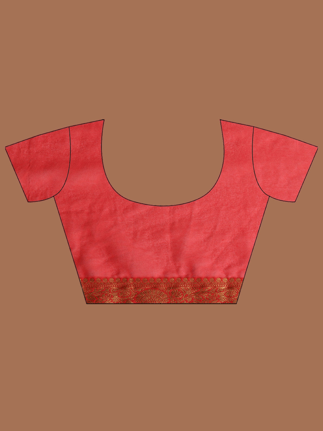 Red Embroidered Georgette Saree