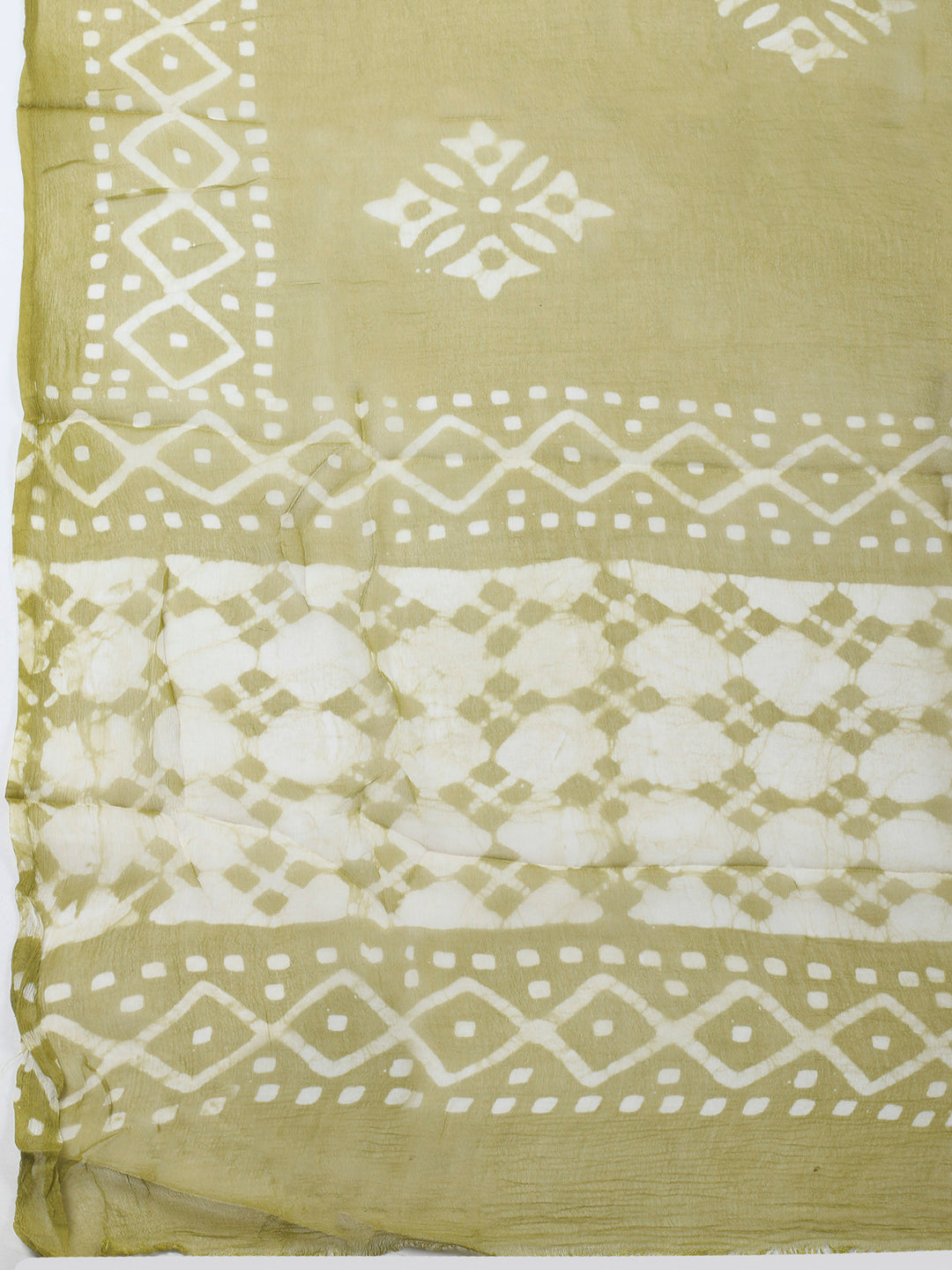 Embroidered Cotton Blend Unstitched Suit &amp; Pant With Cotton Dupatta