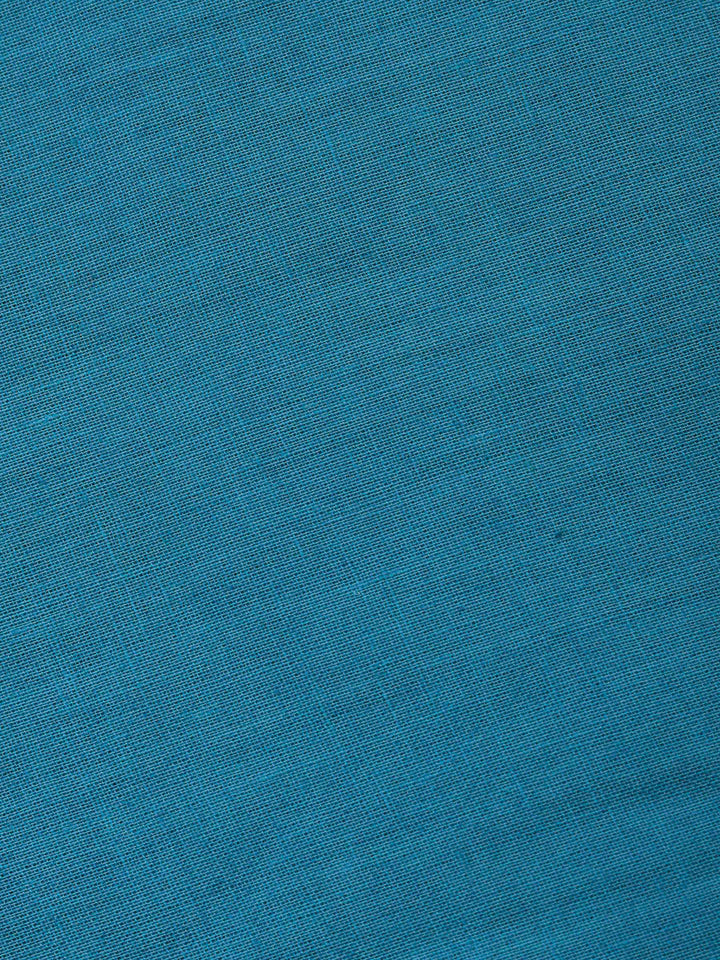 Printed Cotton Blend Unstitched Suit &amp; Pant With Cotton Dupatta