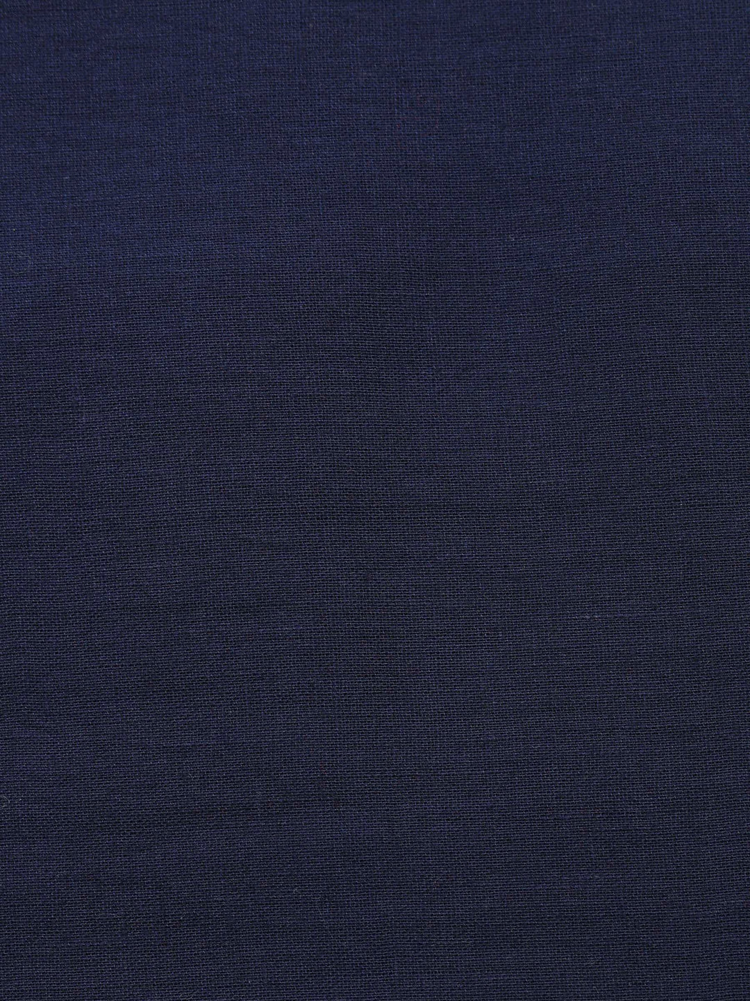 Indigo Embroidery Cotton Blend Unstitched Dress Material
