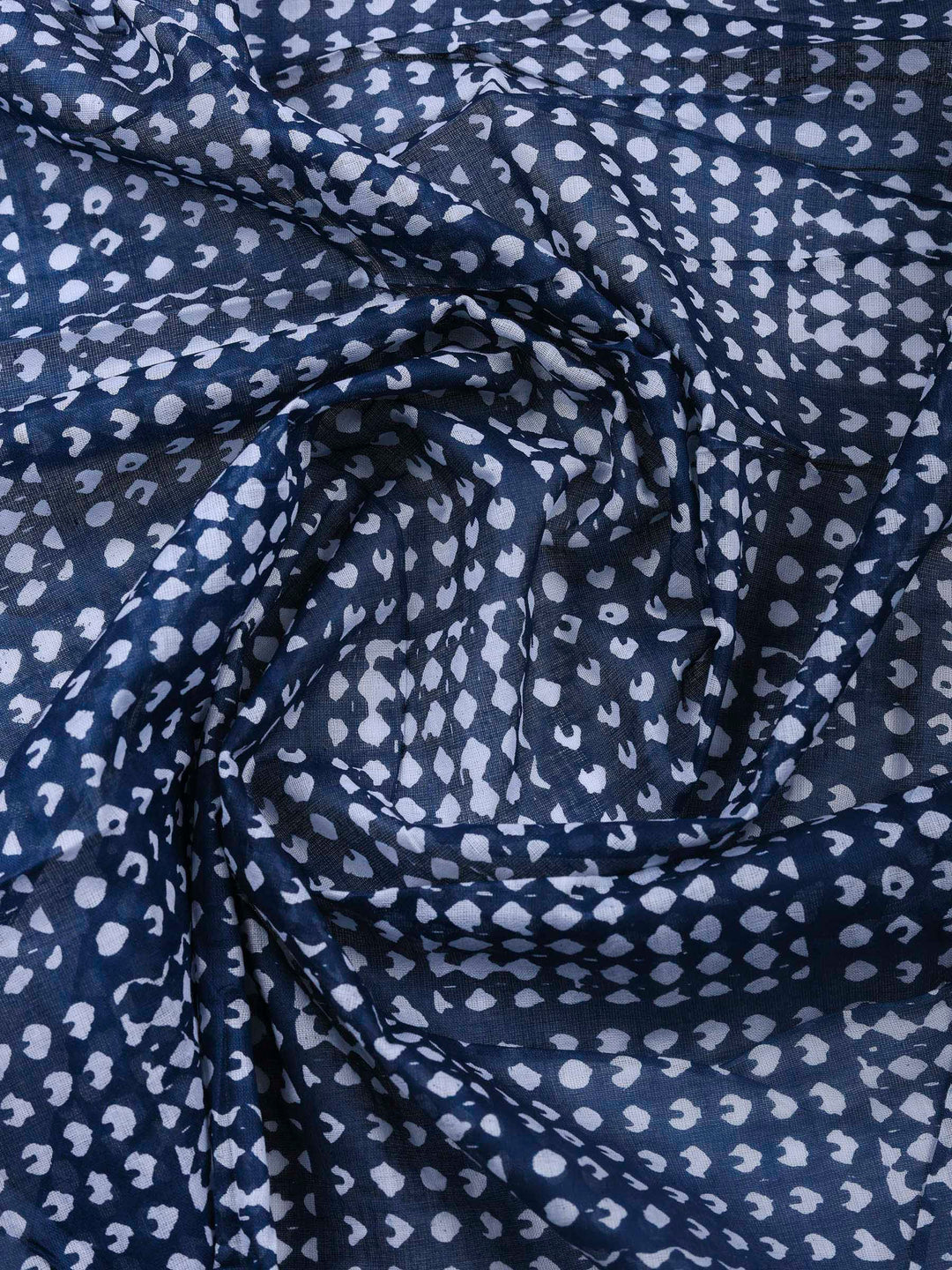 Printed Cotton Blend Unstitched Suit &amp; Pant With Cotton Dupatta