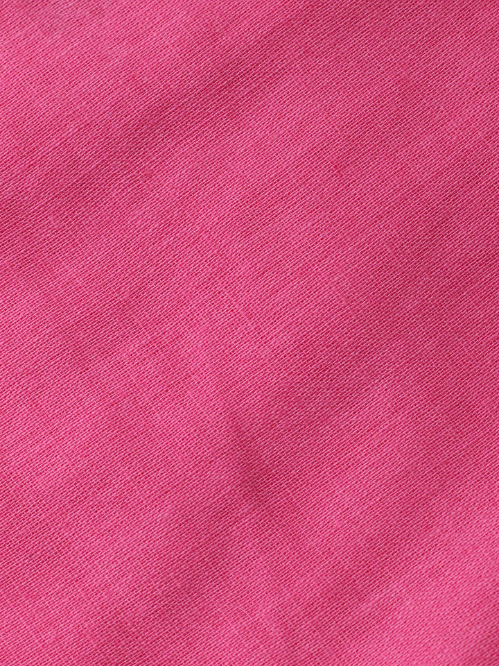 Cream-Pink Embroidered Cotton Blend Unstitched Suit &amp; Pant With Cotton Dupatta