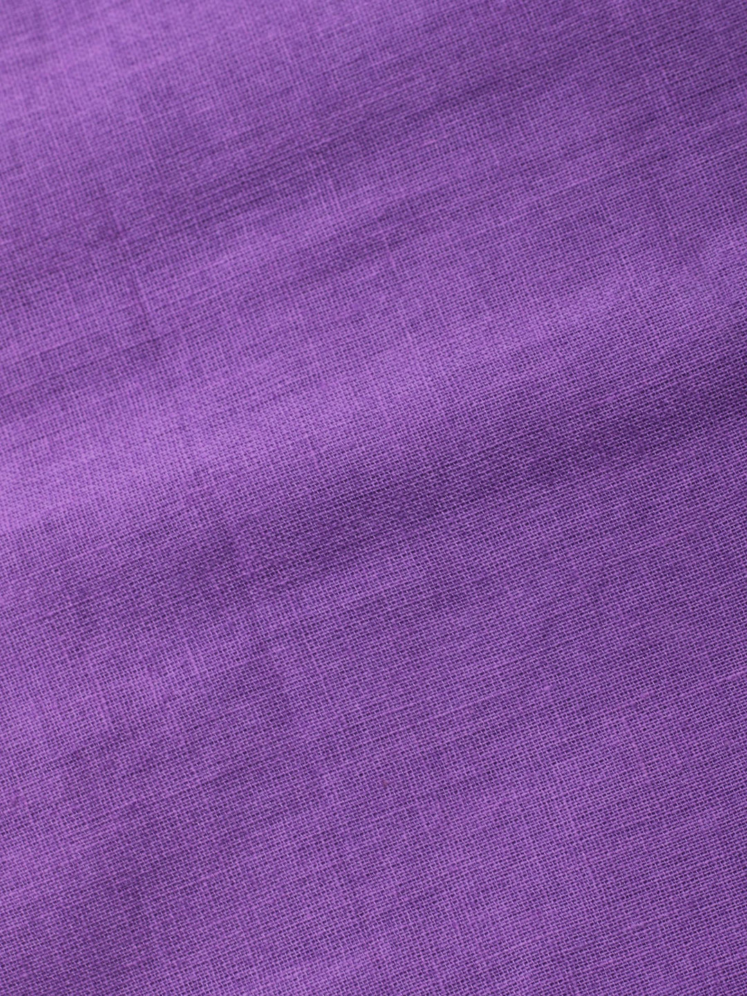 Cream-Purple Embroidered Cotton Blend Unstitched Suit &amp; Pant With Cotton Dupatta
