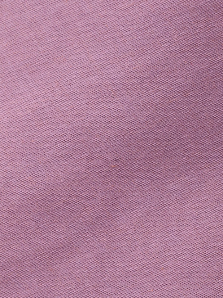Mauve Embroidered Chanderi Unstitched Suit &amp; Pant With Chanderi Dupatta
