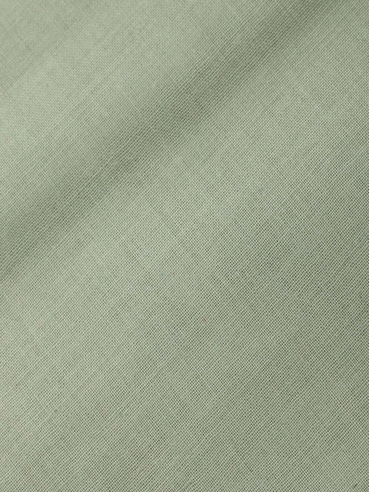 Aqua Green Embroidered Chanderi Unstitched Suit &amp; Pant With Chanderi Dupatta