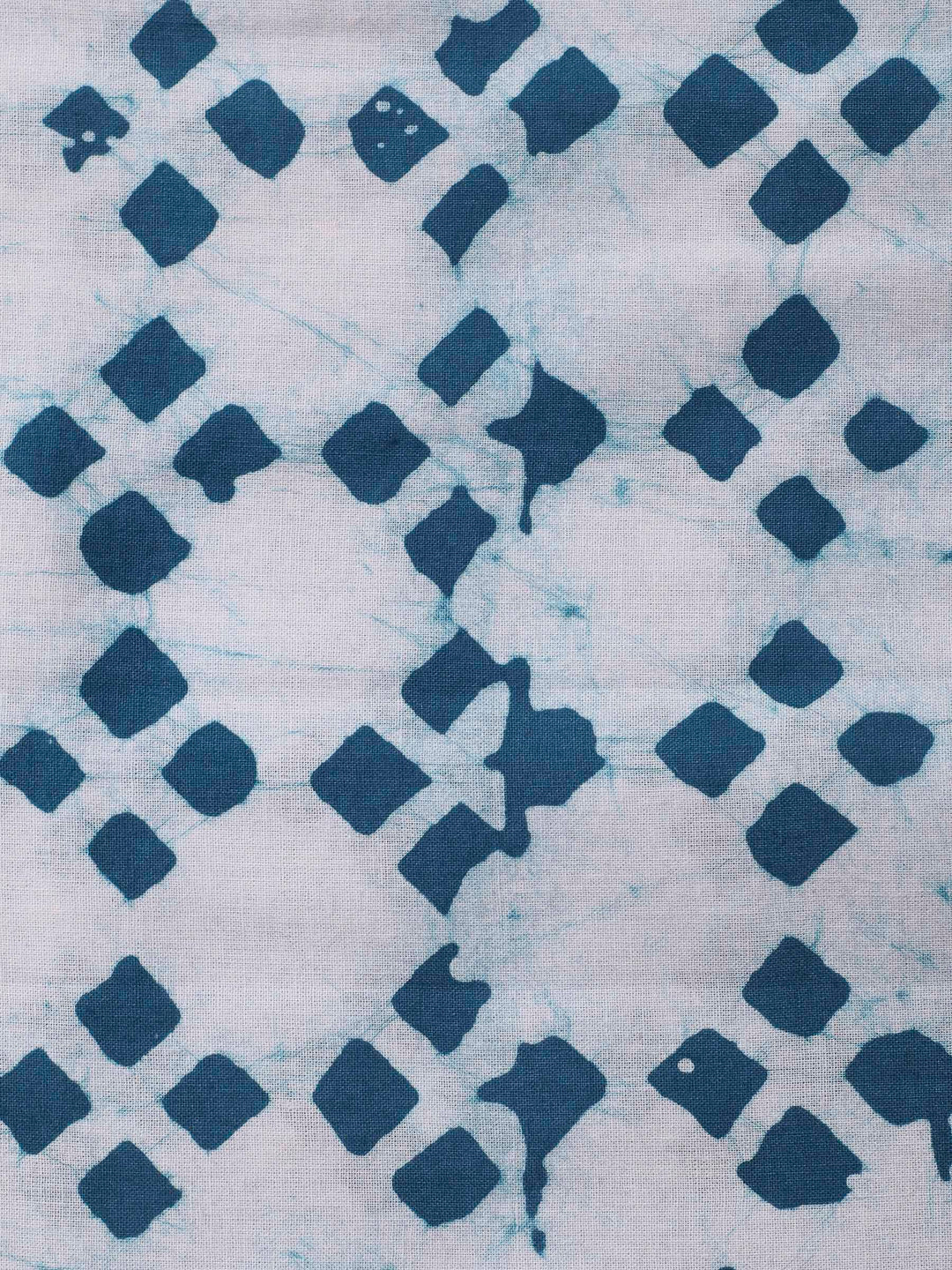 Teal Blue Embroidery Cotton Blend Unstitched Dress Material