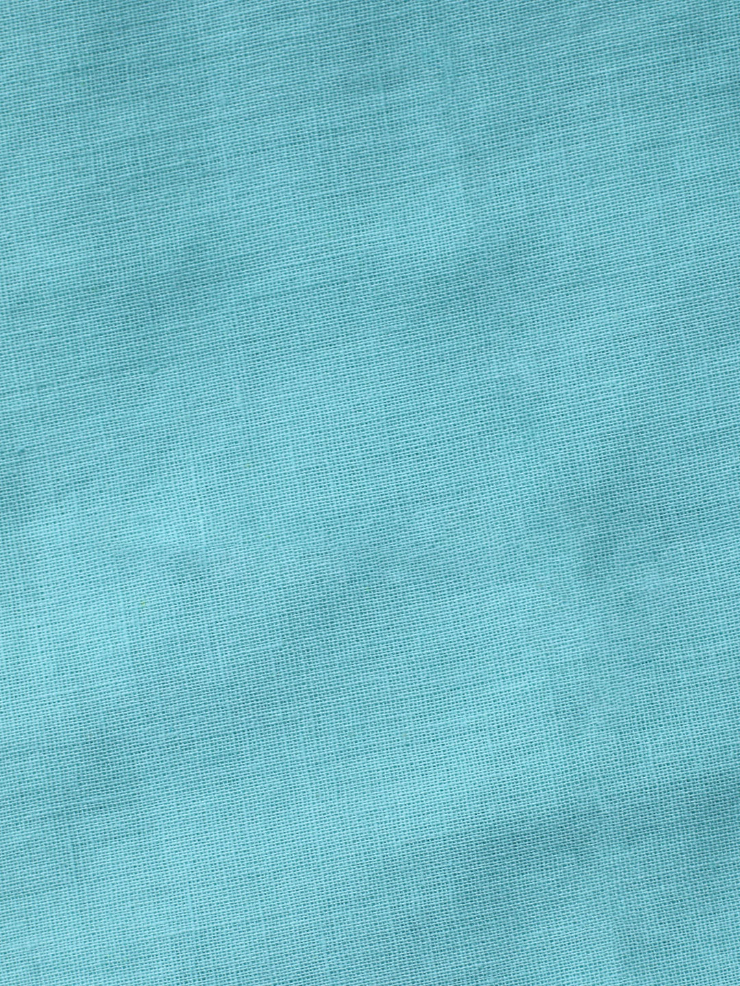 Sea Green Printed Cotton Blend Unstitched Suit &amp; Pant With Cotton Dupatta