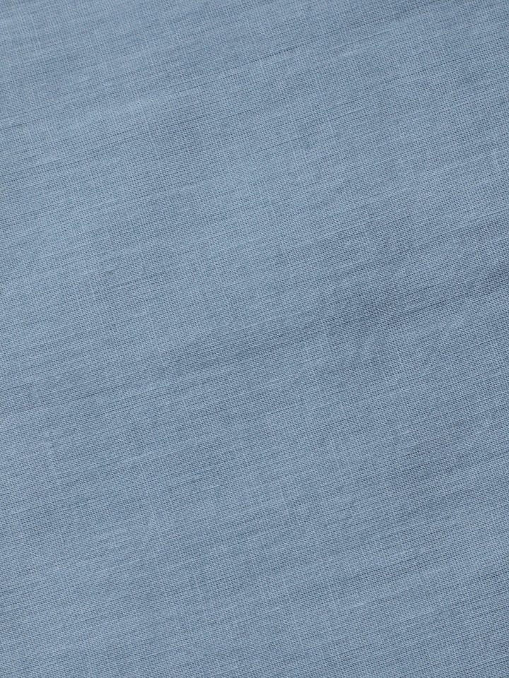 Grey Embroidered Cotton Blend Unstitched Suit &amp; Pant With Cotton Dupatta