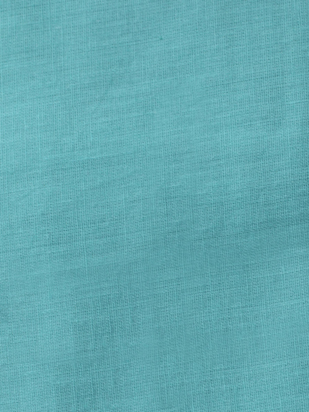 Sea Green Embroidered Cotton Blend Unstitched Suit &amp; Pant With Cotton Dupatta