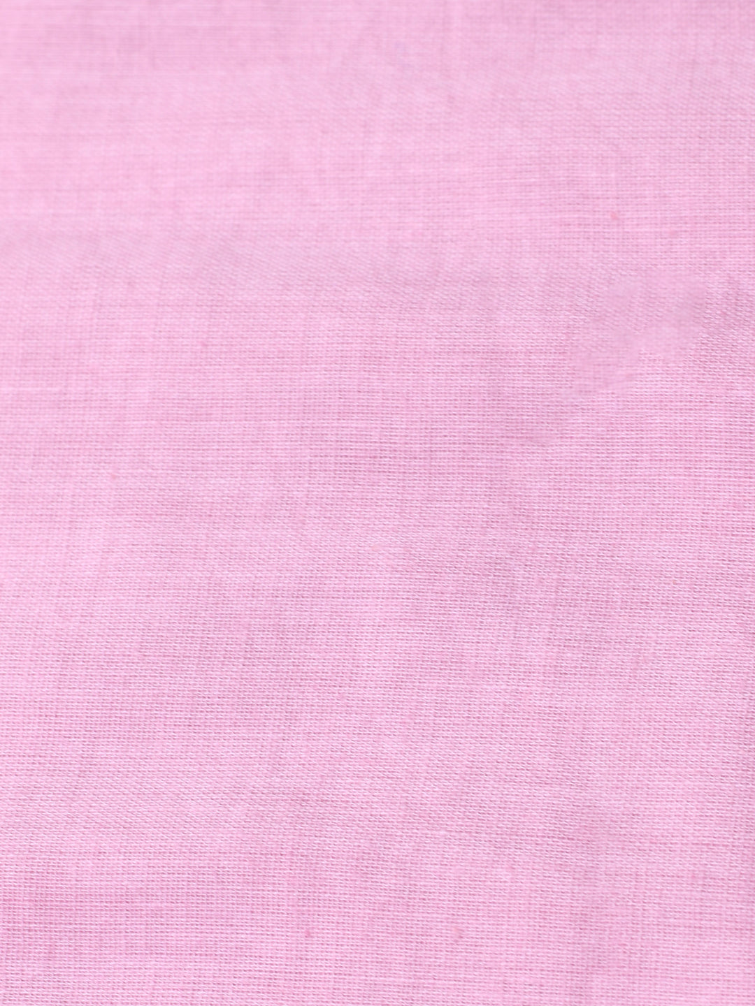 Pink Printed Cotton Blend Unstitched Suit &amp; Pant With Chanderi Dupatta